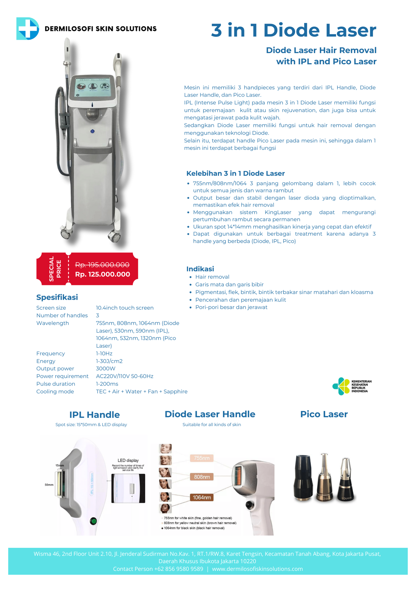 3 in 1 DIODE LASER