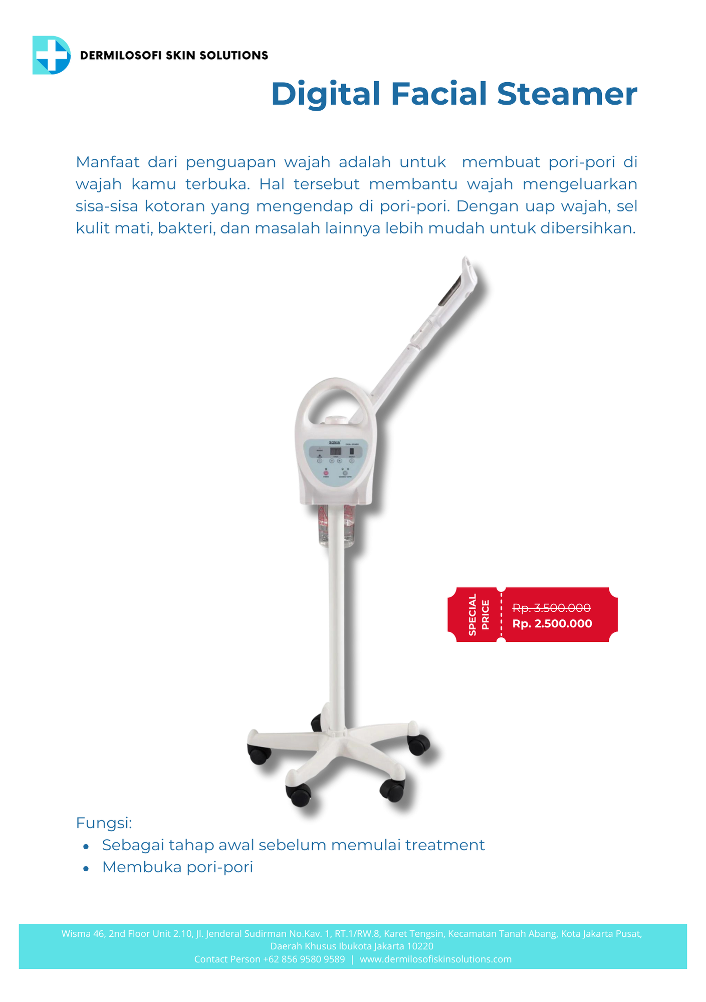 DIGITAL FACIAL STEAMER